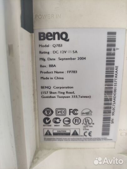 Монитор BenQ FP783