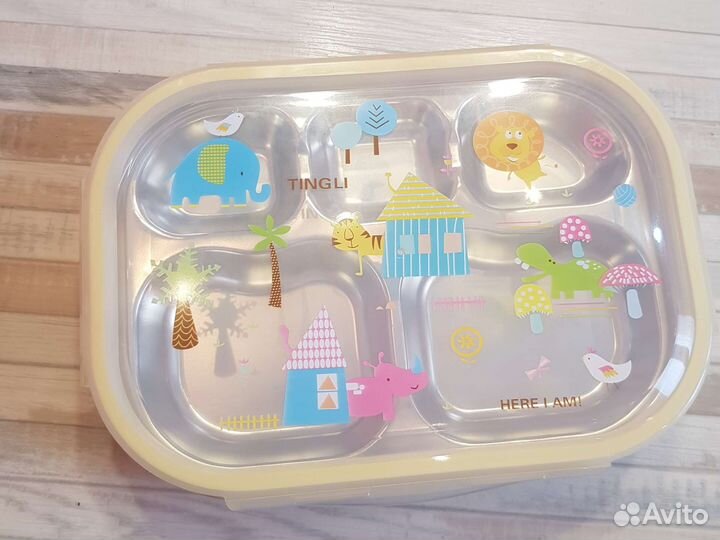 Контейнер для еды детский новый, ланчбокс