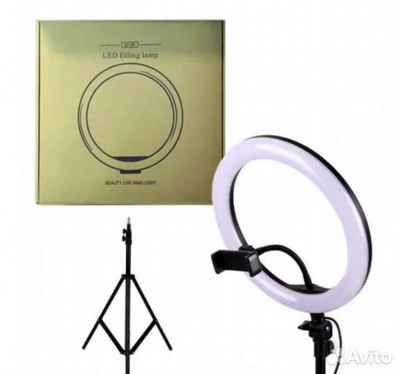Кольцевая Led Лампа (селфи лампа) 33см Со Штативом