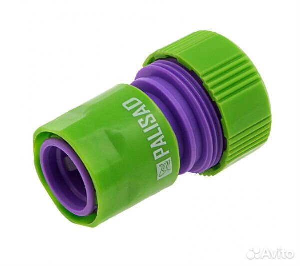 Соединитель пластмассовый, быстросъемный для шлан