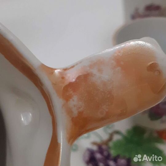 Кувшин для молока и 5 кружек. Коростень