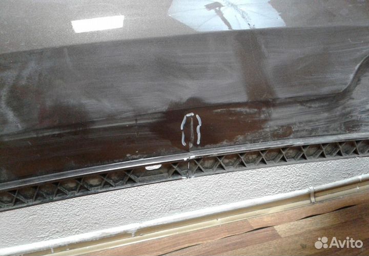 Бампер задний Volkswagen Polo (15) рестайлинг (трещина, слом. бок. крепл.) oem 6ru807421