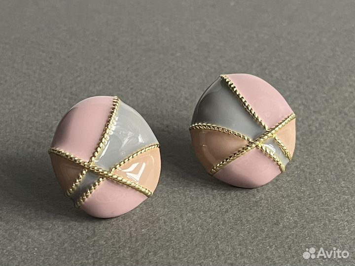 Крупные эффектные серьги