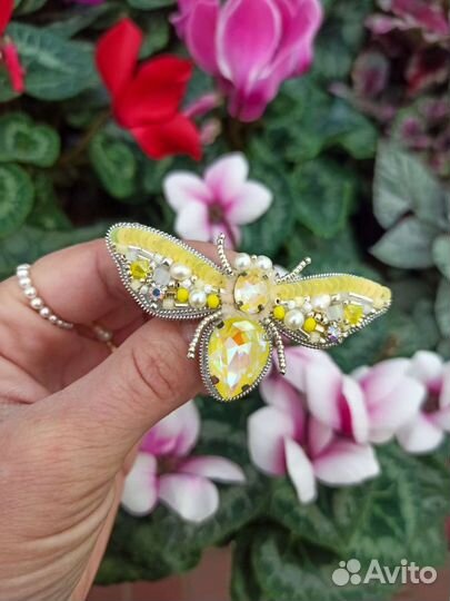 Брошь ручная работа