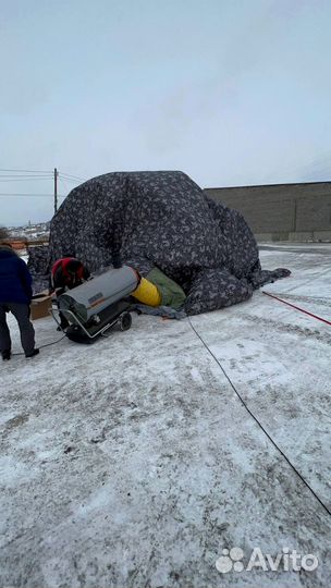 Надувной бокс. Бескаркасная палатка