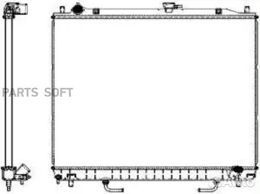 Радиатор охлаждения Митсубиси Паджеро 2000