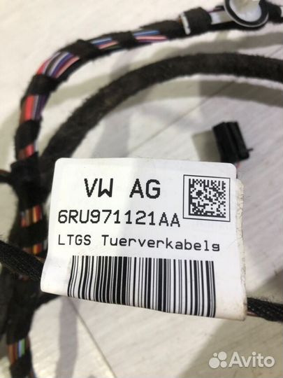 Проводка двери передняя правая volkswagen polo 5 р