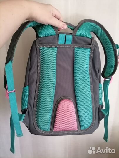 Рюкзак ранец школьный Grizzly с ортопедич. спинкой