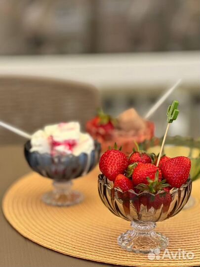 Креманки для мороженого стекло