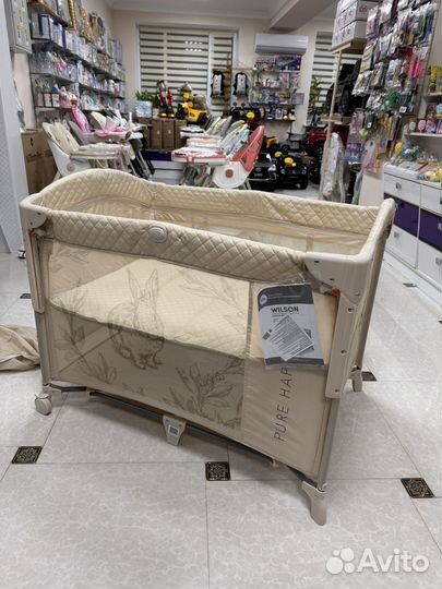 Манеж кровать Happy Baby