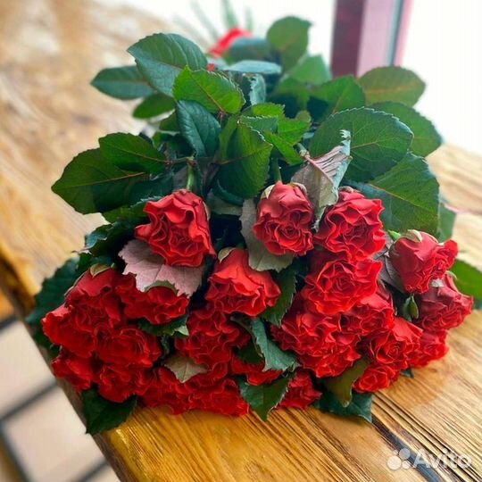 Цветы розы букет