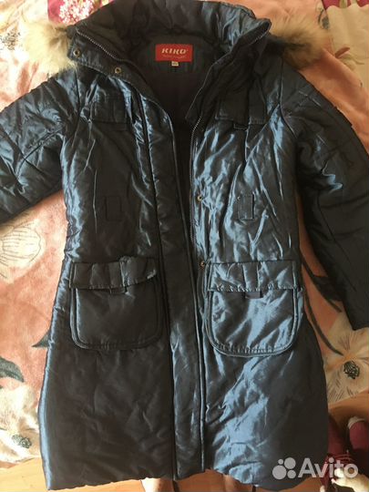 Пальто зимнее для девочек б/у