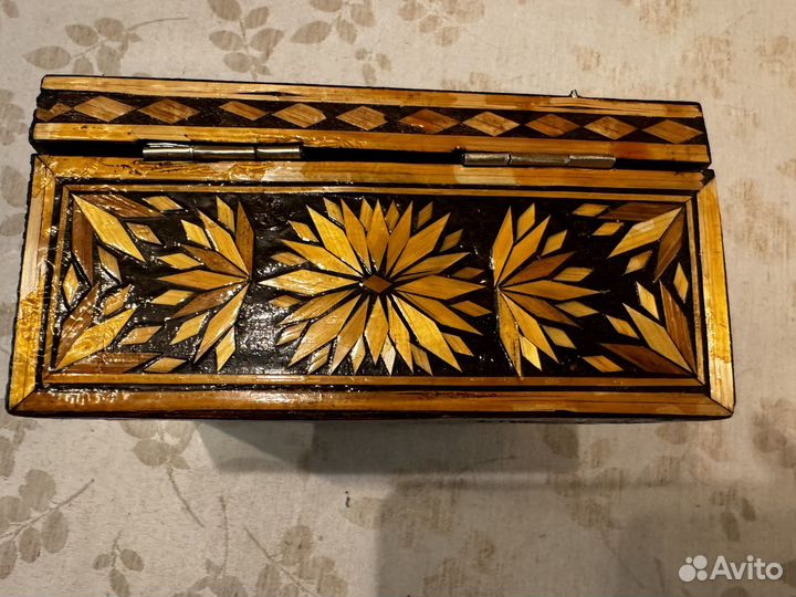 Шкатулка дерево лак