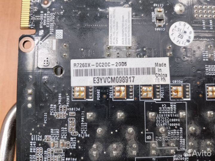 Видеокарта asus Radeon R7 260X 2GB