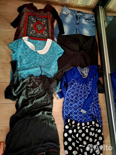 Вещи пакетом 46-48р летние