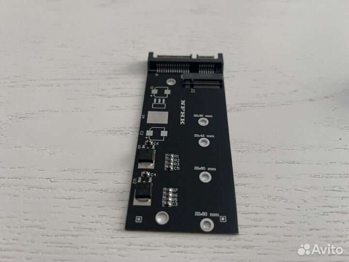 Адаптер для M2 SATA SSD в порт материнской платы