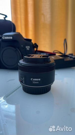 Зеркальный фотоаппарат canon 7d с объективом