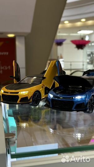 Железная машинка Chevrolet Camaro моделька 1:30