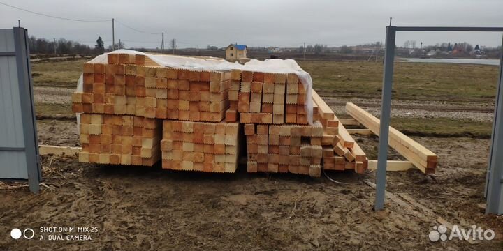 Сухой профилированный брус из сосны 150х200х6000