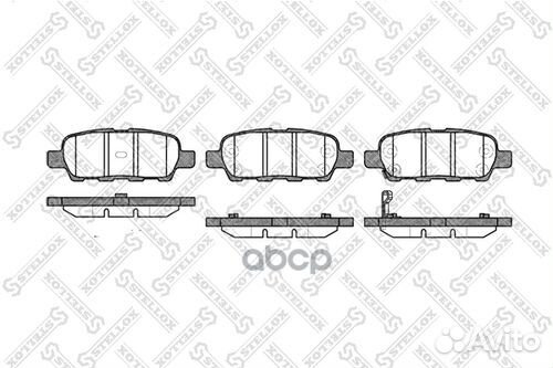 Колодки дисковые з. Nissan X-Trail 2.0i/2.5i/2