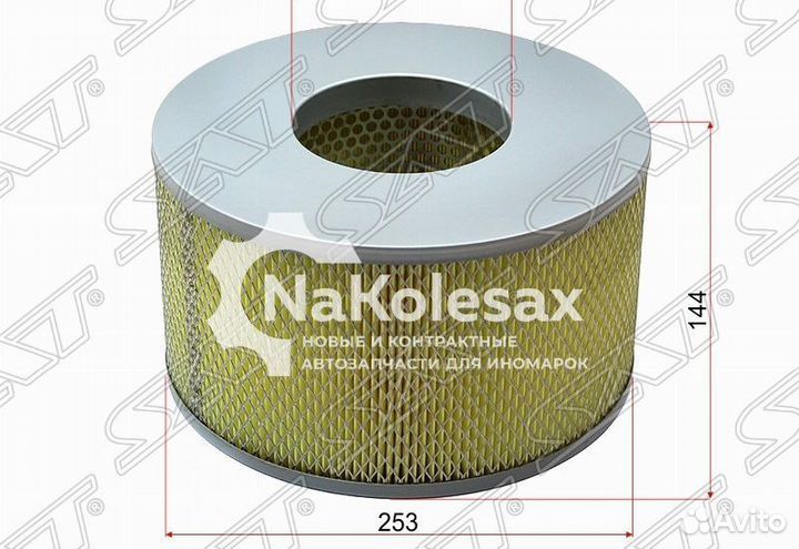Фильтр воздушный toyota land cruiser 100 type B 2UZ 98-07/1hdfte type A/B 98-07/lexus LX470 (EUR) 02