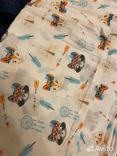 Детское постельное белье 120*60 3шт