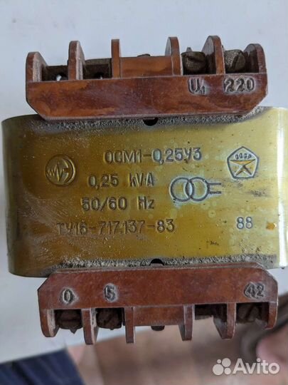 Трансформатор осм1-0,25уз