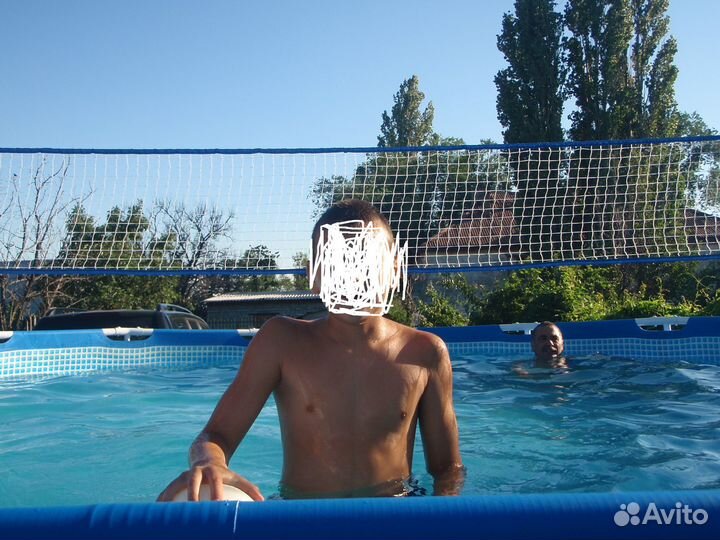 Каркасный бассейн intex бу Диаметр,высота: 549х122