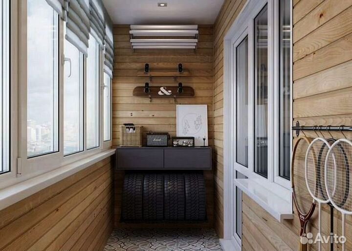 Остекление и отделка балконов под ключ