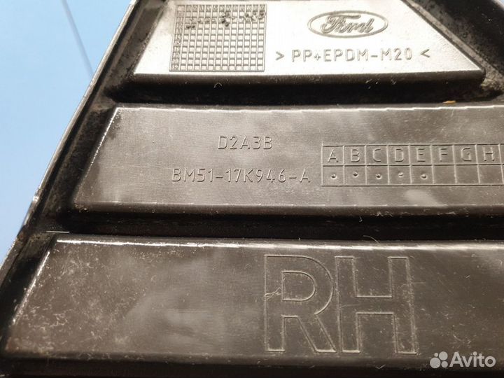 Решётка в бампер правая Ford Focus 3 2011-2019