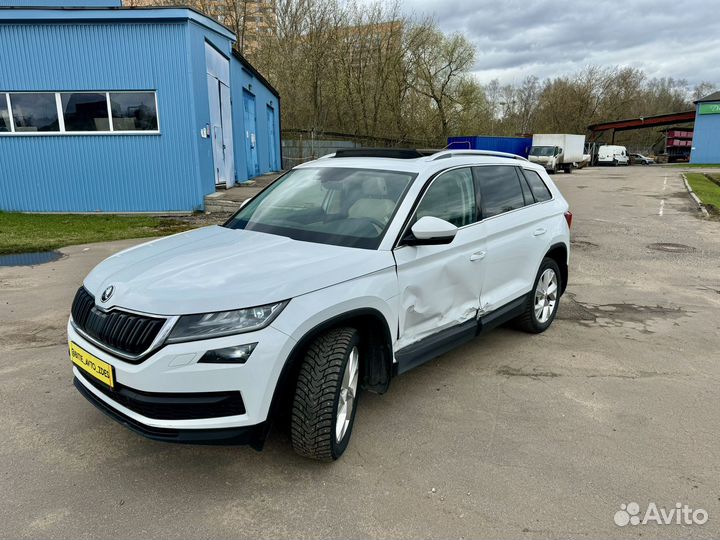 Skoda Kodiaq 1.4 AMT, 2019, битый, 76 000 км