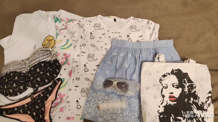 Летним вещи пакетом