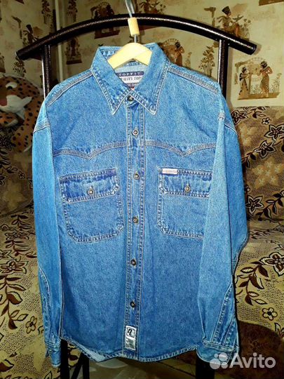 Рубашка джинсовая на подростка