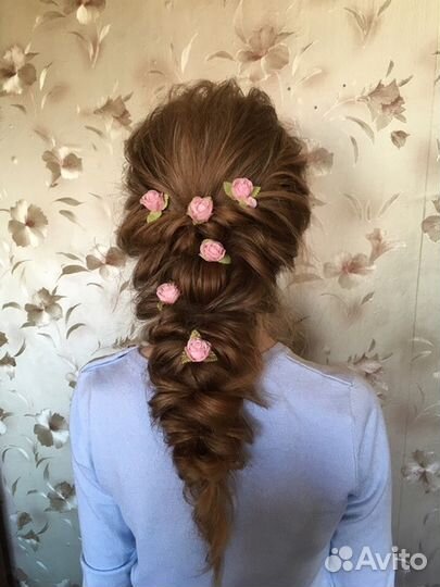 Вечерние, свадебные прически, косы. На дому спб