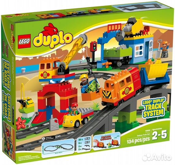 Lego duplo грузовой поезд