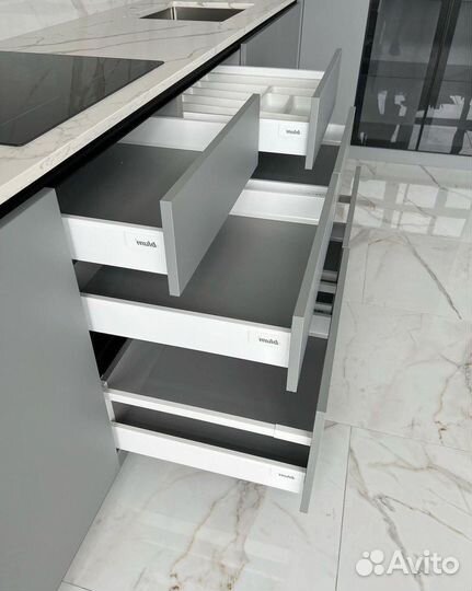 Кухня в стиле IKEA с замером