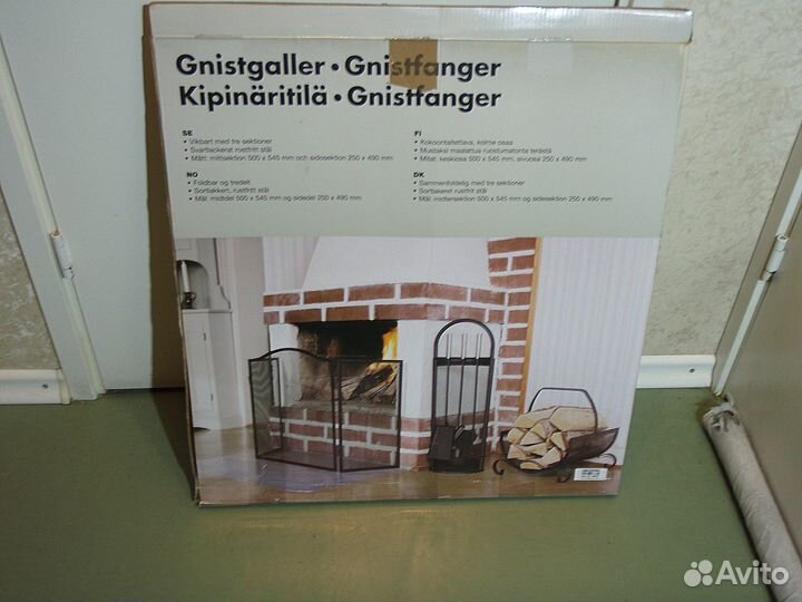 Защитный экран для камина. 