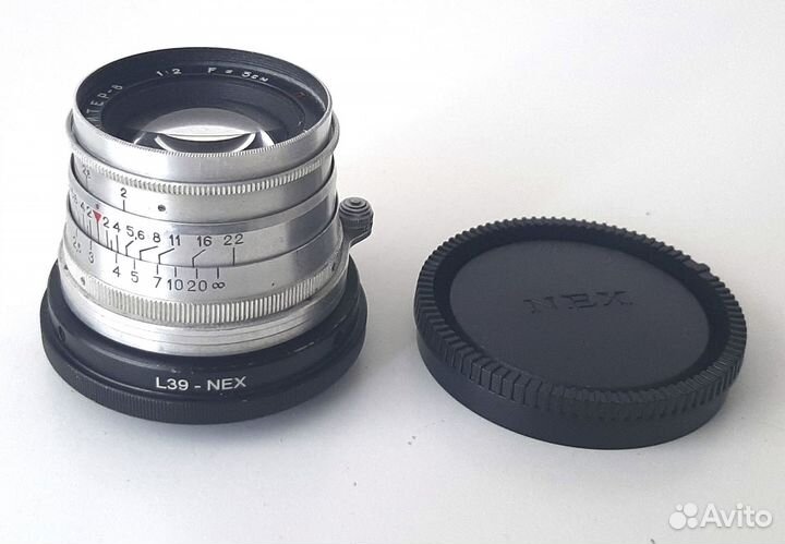 Адаптер M39 - sony E-mount (sony nex) + Юпитер 8