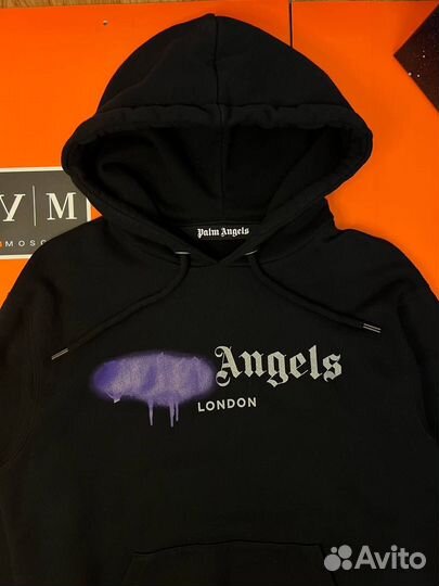 Palm Angels Sprayed London Hoodie