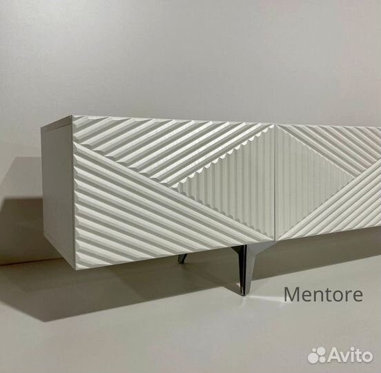 Тумба тв Bravo в белом цвете