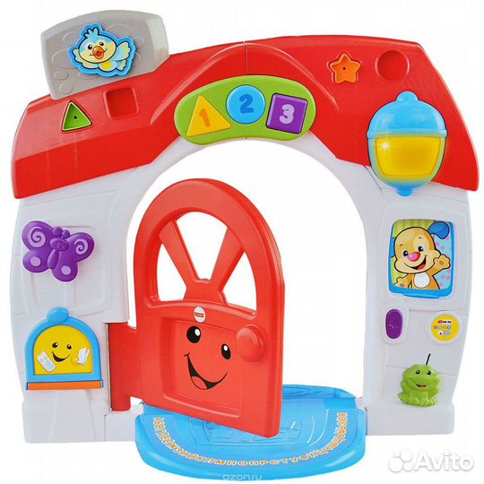 Музыкальный двухсторонний дом-сортер Fisher price