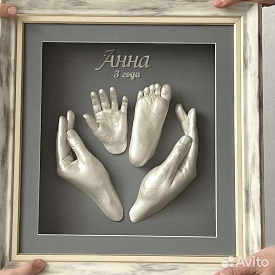 Слепки детские, взрослые, семейные композиции