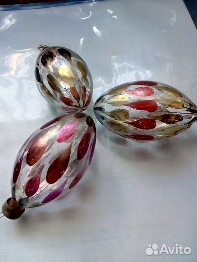 Елочные игрушки СССР Глинка