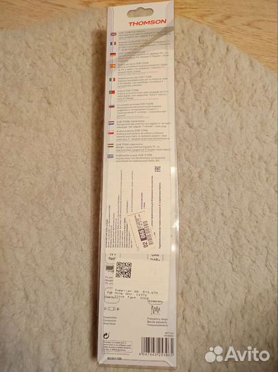 Thomson ANT1124, антенна dvb-t, dvb-t2, dab