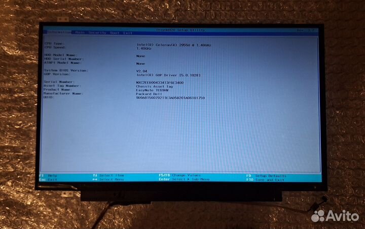 Матрица 14 30pin матовая