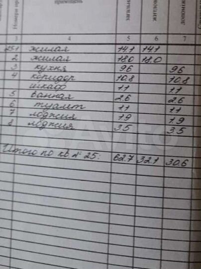 2-к. квартира, 57,3 м², 7/9 эт.