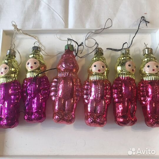 Елочные игрушки советские