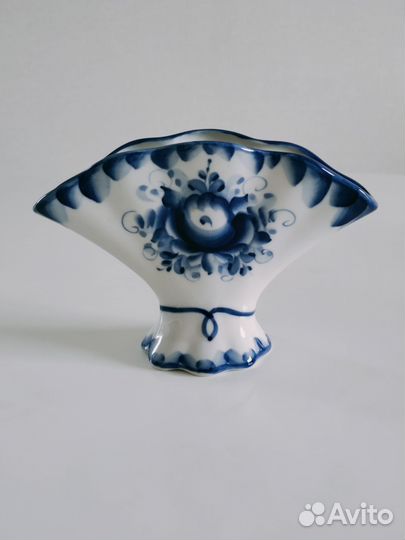 Салфетница гжель фарфор