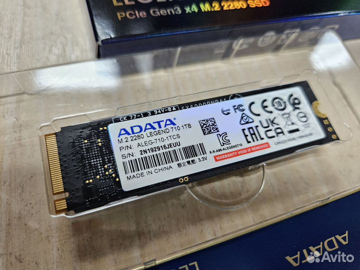 SSD накопитель A-Data Legend 710 1tb m.2
