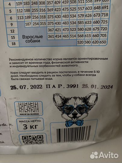 Сухой корм для щенков